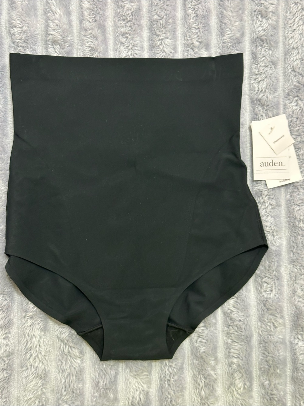 Auden Black High-Waist Shaping Shorts